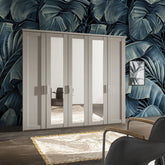 Kempton 5 Door Hinged Wardrobe - W250cm - Pendle Village Furniture